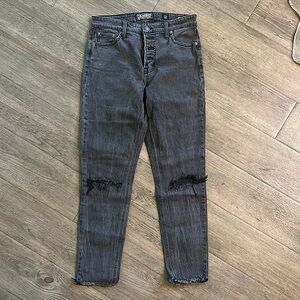 Lucky Brand Black Ankle Cropped Jeans